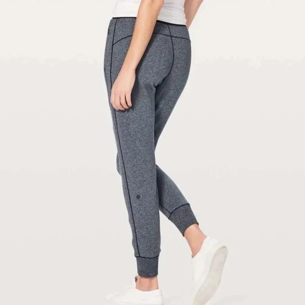 Lululemon Cool & Collected Jogger *28" Heathered  Speckled True Navy | 8